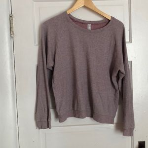 American Apparel Pink Herringbone Sweater